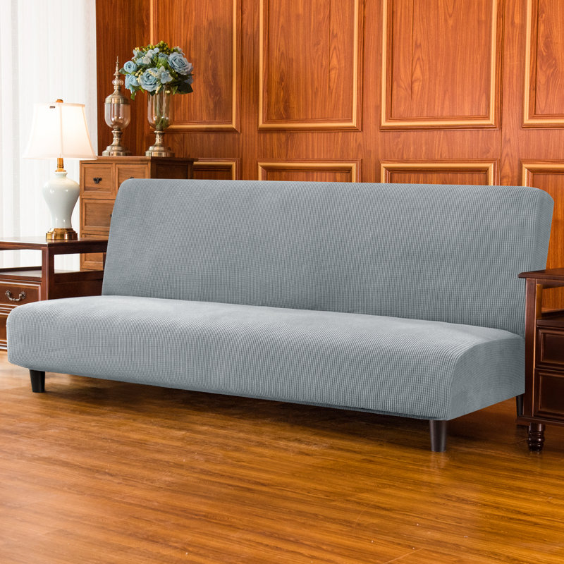 Latitude Run® Stretch Jacquard Box Cushion Futon Slipcover & Reviews